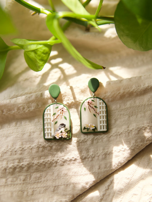 Secret Garden Arch Earrings