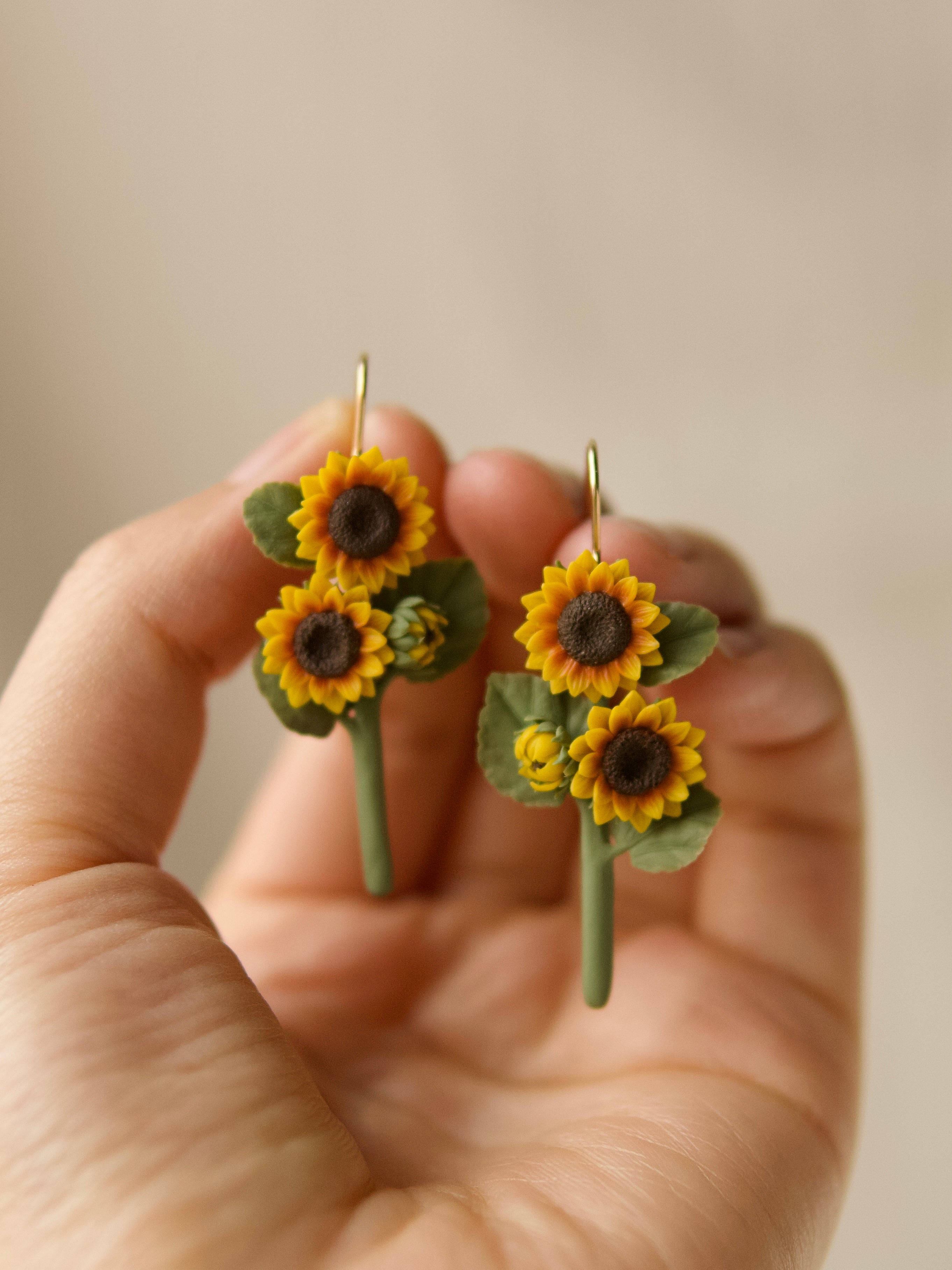 Sunflower Bloom Earrings