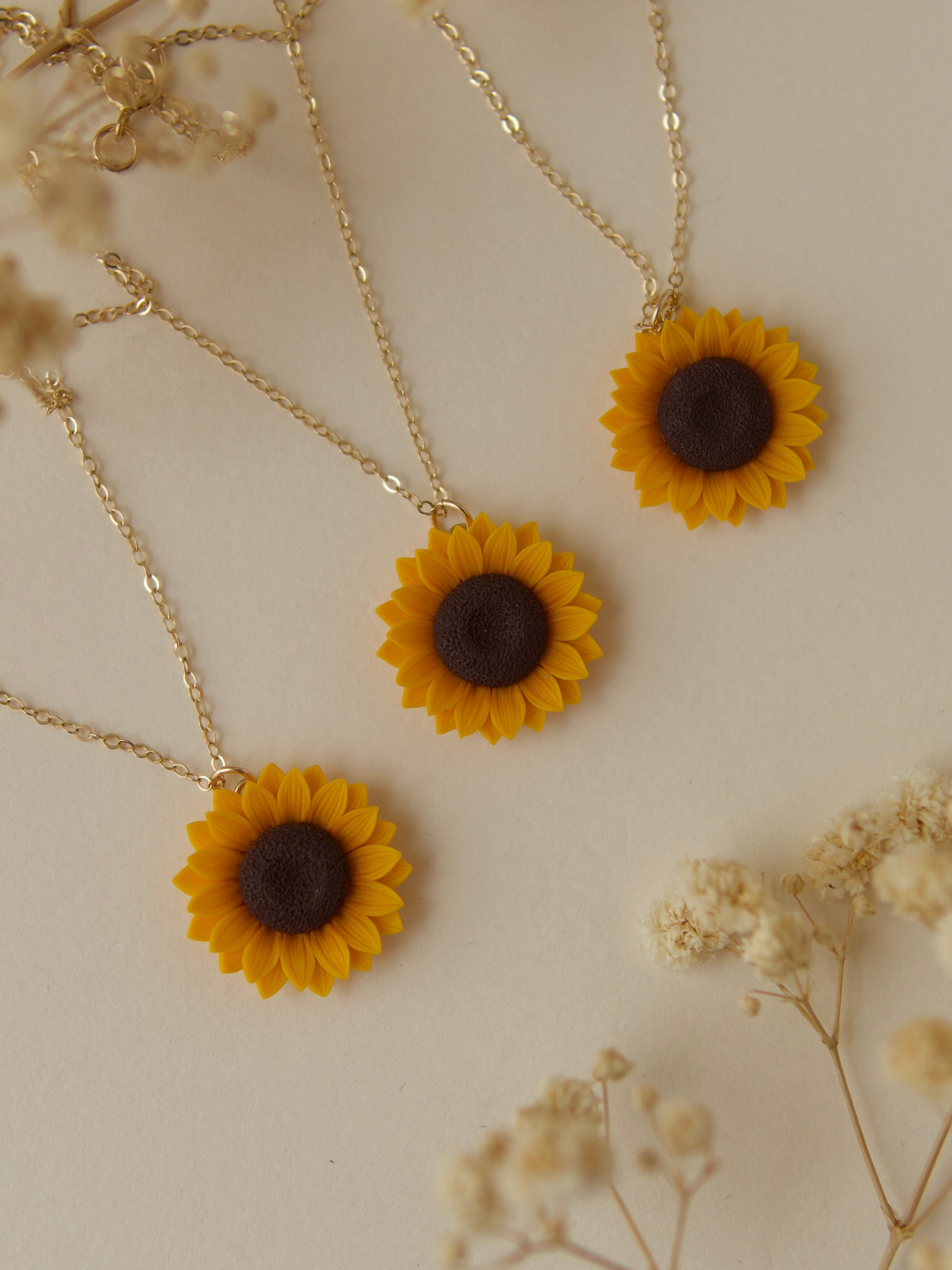 Sunflower Necklace