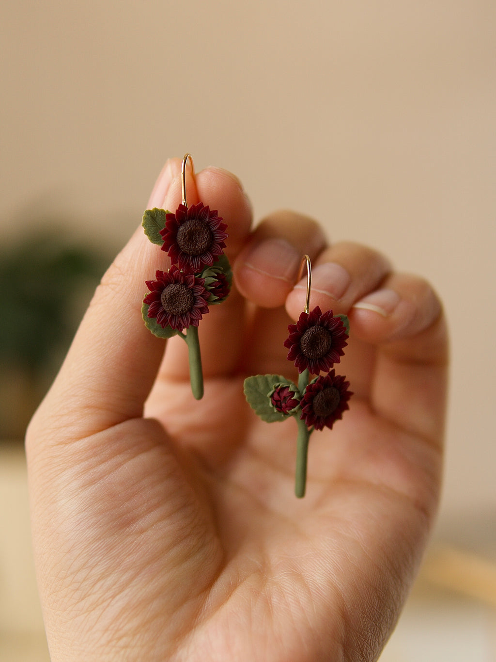 Sunflower Bloom Earrings