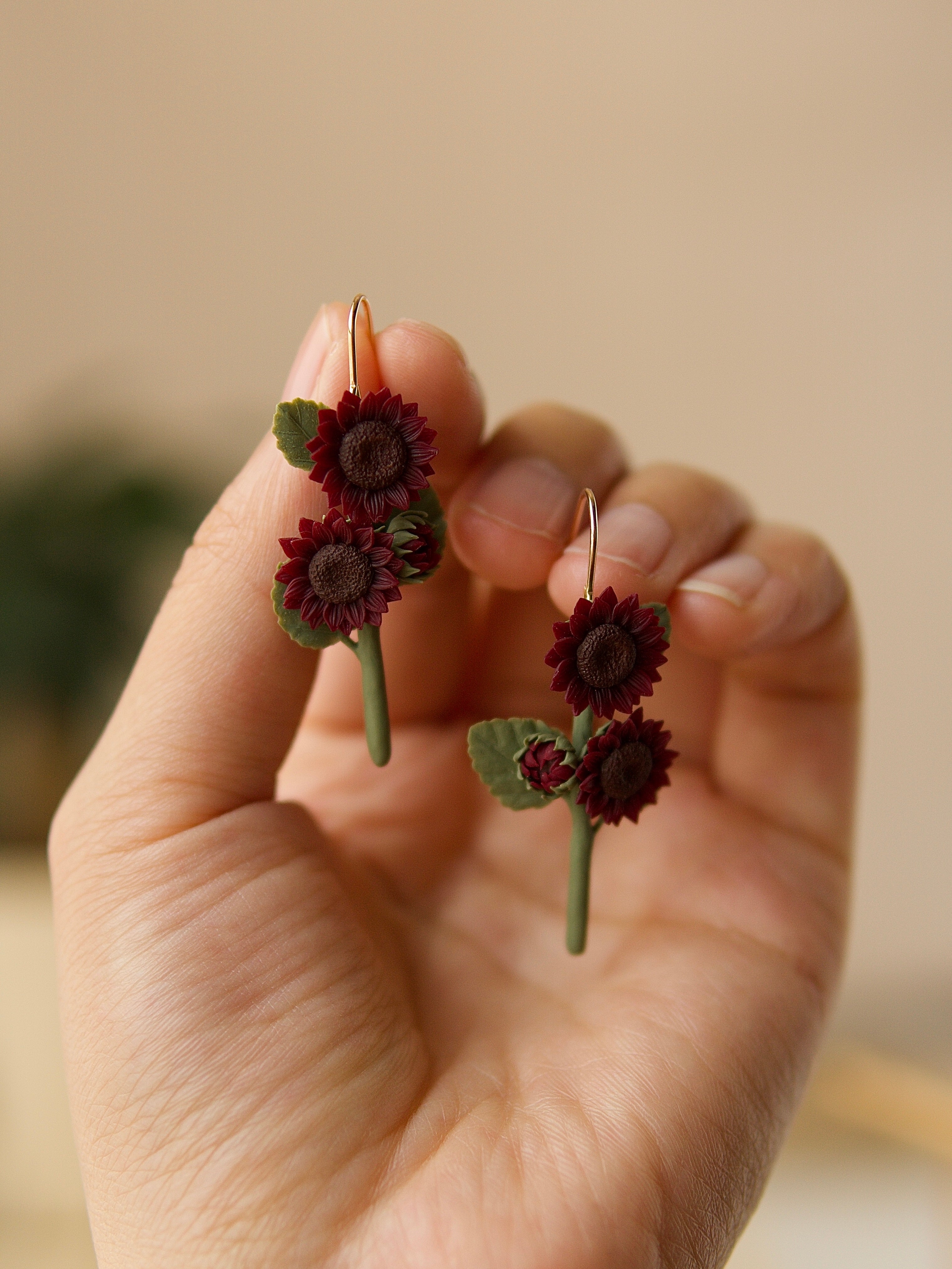 Sunflower Bloom Earrings