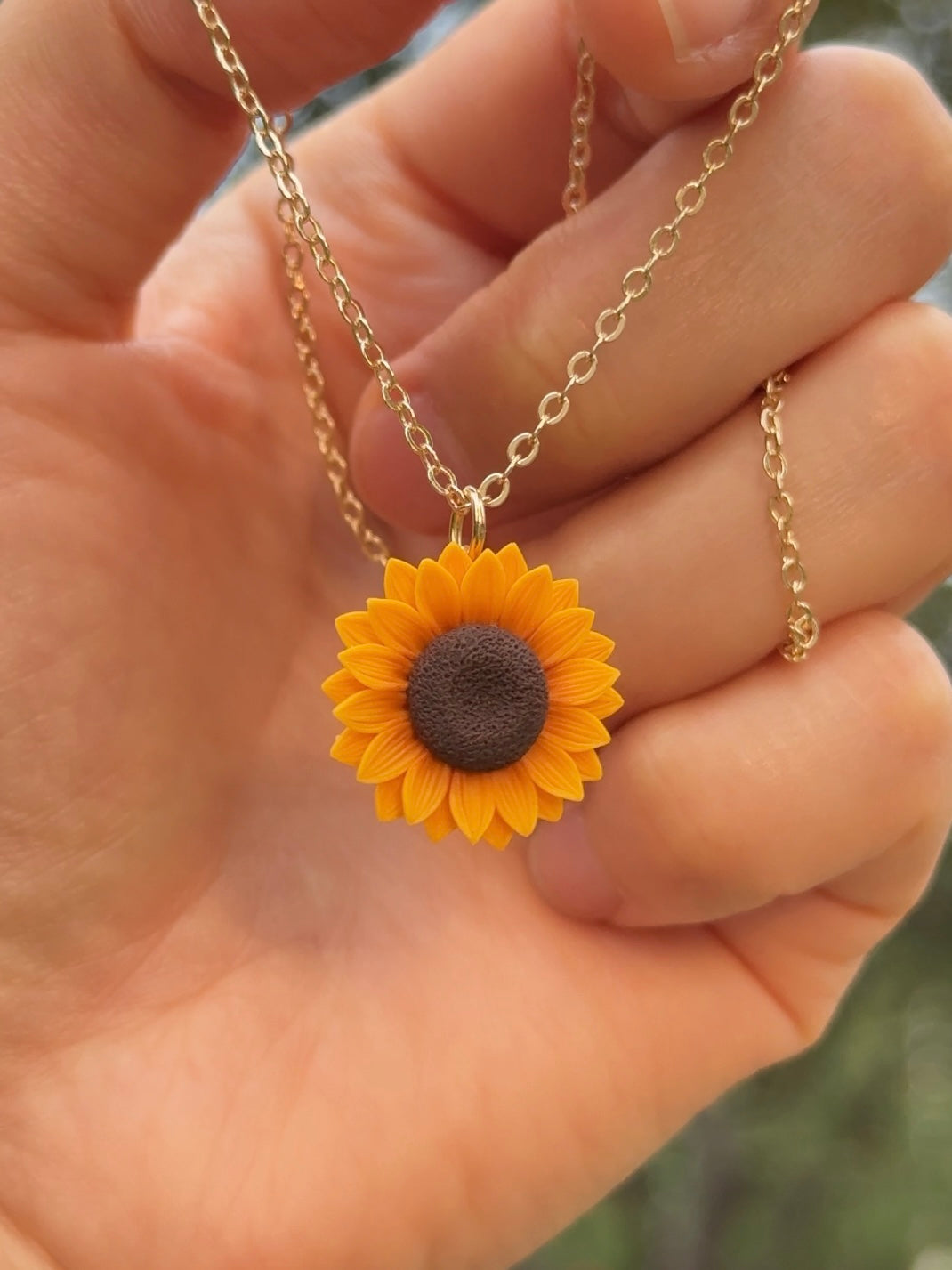 Sunflower Necklace