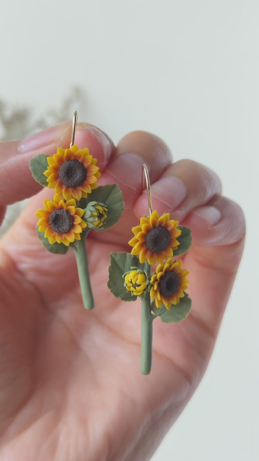 Sunflower Bloom Earrings