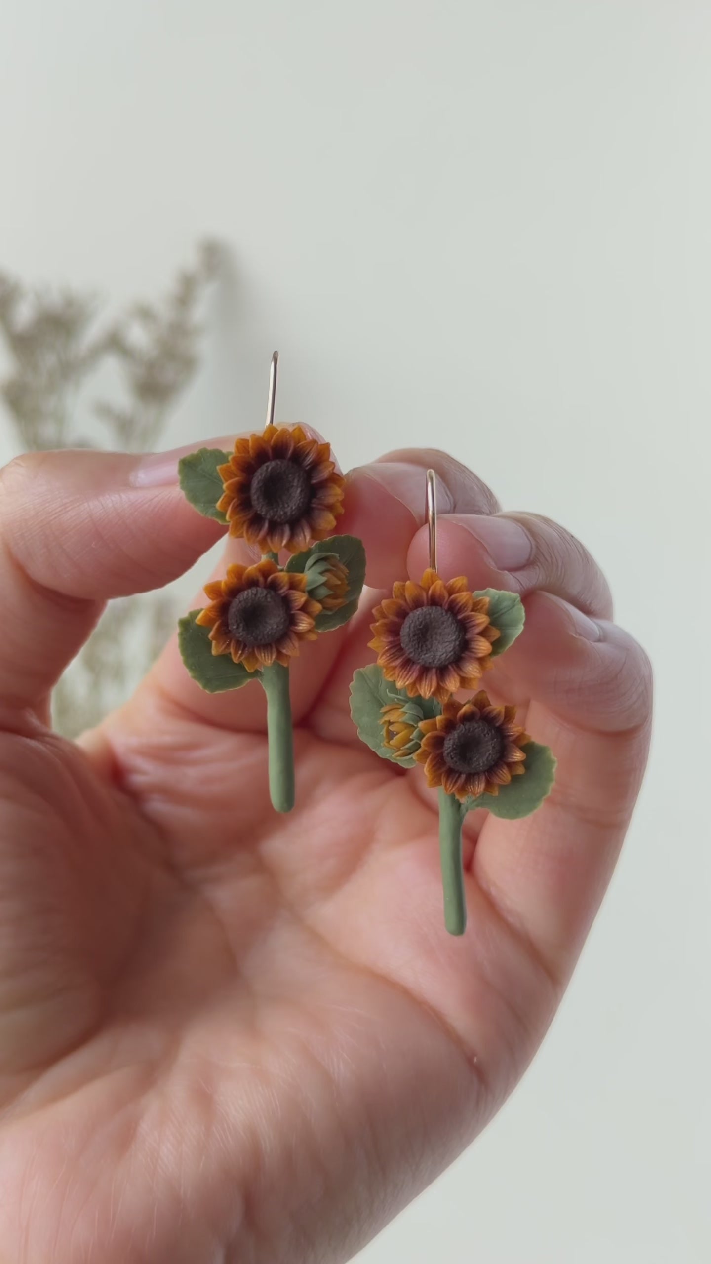 Sunflower Bloom Earrings